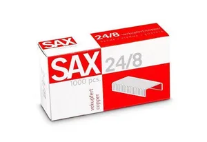 Drähte für Heftgeräte, 24/8, Kupfer, SAX
